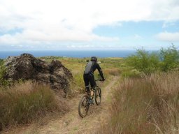 Descente du Maïdo en VTT